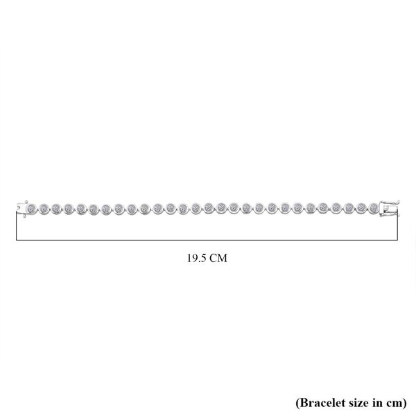 LUXURIANT DIAMOND - Lab Grown Diamant SI-GH Armband ca. 19 cm 925 Silber Rhodiniert ca. 3.00 ct image number 3