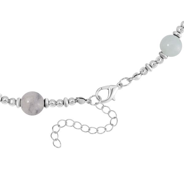 Mehrfarbige Amazonit-Halskette, 45+5 cm - 180 ct. image number 5