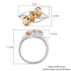 Citrin Ring, 925 Silber (Größe 21.00) ca. 1,32 ct image number 6