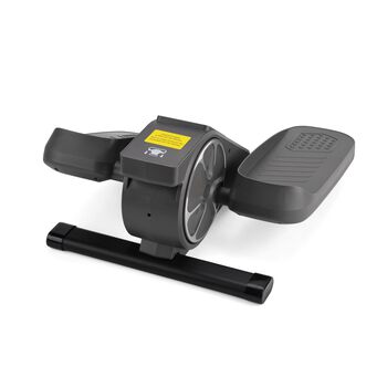 LIVMORE Elektro Fitness Stepper f&uuml;r zuhause, sanftes Training, leise, LCD Display, Fernbedienung, Anti Rutsch Pedale, Schwarz, 1 Jahr Garantie inkl.