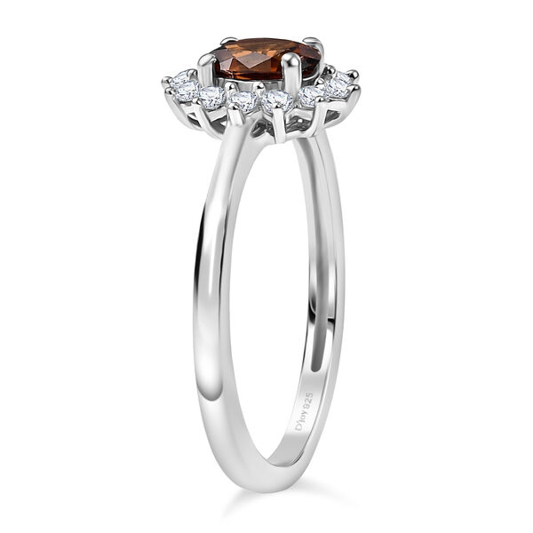 D'Joy Sonnenuntergang und wei&szlig;er Zirkon Ring - 0,98 ct. image number 4