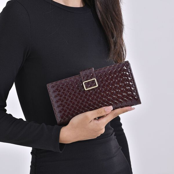 PU-Leder Brieftasche mit RFID-Schutz, dunkelbraun image number 3