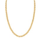 925 Silber vergoldet Kette ca. 45 cm ca. 9.01g
