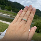 Tsavorite Granat und Zirkon Bandring - 0,90 ct. image number 1