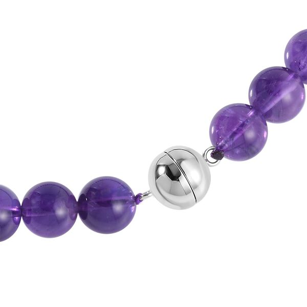 AAA afrikanische Amethyst-Perlen-Halskette, 50cm - 400 ct. image number 5