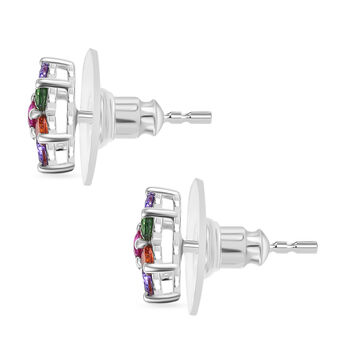 LUSTRO STELLA mehrfarbige Zirkonia Ohrringe