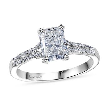 LUXURIANT IGI zertifizierter VS-EF Labor Diamant Ring in 950 Platin - 2 ct.