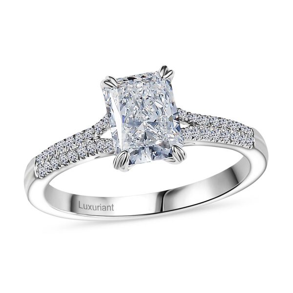 LUXURIANT IGI zertifizierter VS-EF Labor Diamant Ring in 950 Platin - 2 ct. image number 3