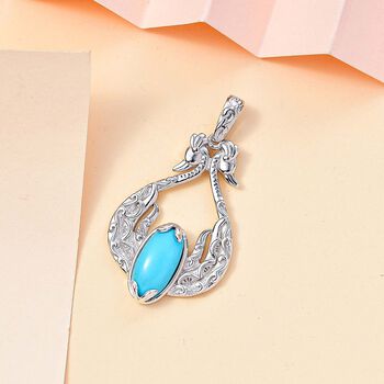 Sleeping Beauty T&uuml;rkis Anh&auml;nger - 3,41 ct.