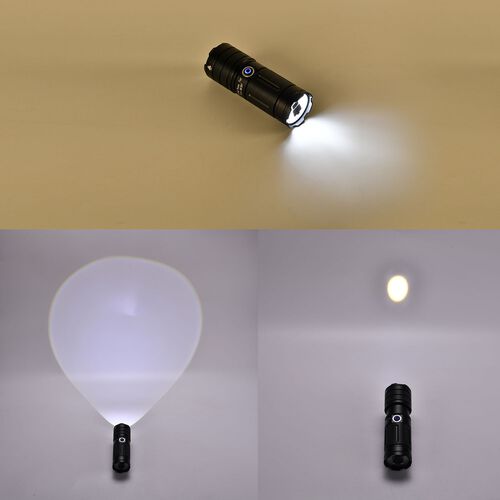 Multifunktionale Taschenlampe, Schwarz image number 1