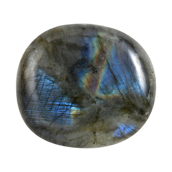 Labradorit geschliffen, Handschmeichler - Medium - 450 cts.