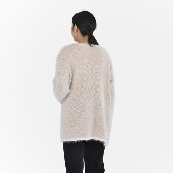 Kuschelweicher, geschmeidiger Cardigan mit zwei Taschen, 110x82 cm, Camel image number 2