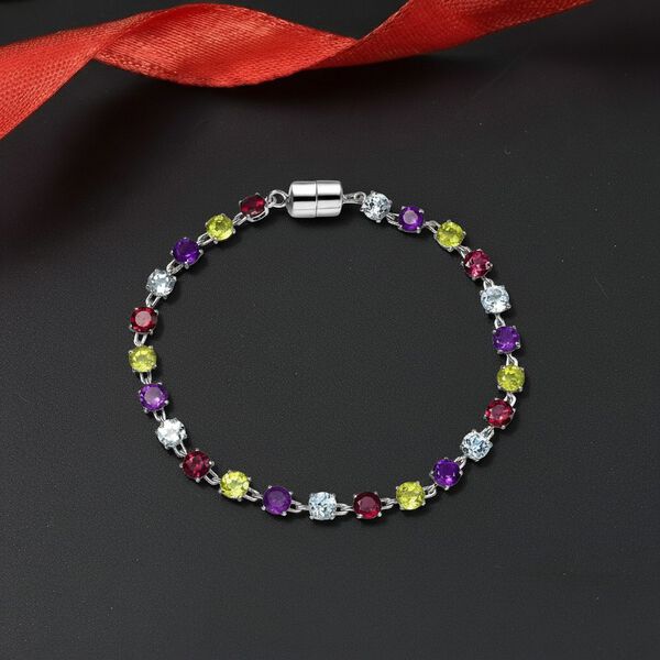 D'Joy AA Multi-Edelstein 19cm Armband - 12,50 ct. image number 1