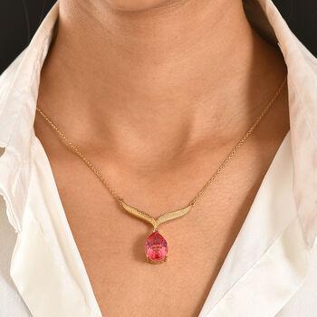 EverTrue Sunset Triplett Quarz 50cm Halskette - 8,82 ct.