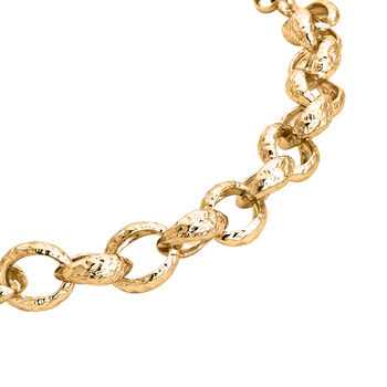 Gelb Halskette ca. 50 cm + 5 cm Extender, ca. 77,50g