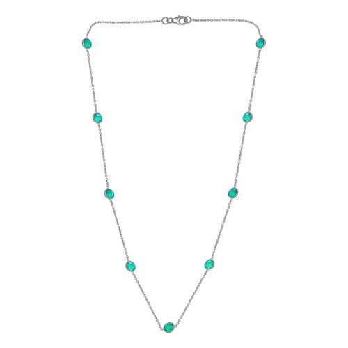 Pfau Triplett Quarz Halskette, 50 cm- 8,74 ct. image number 0