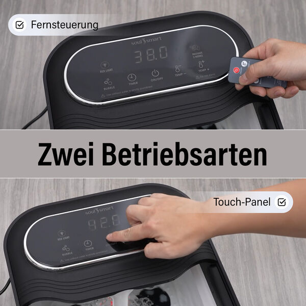 SOULSMART Fußsprudelbad mit Massage und Heizfunktion image number 4