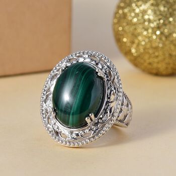 Malachit Ring - 15,54 ct.