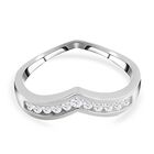 LUSTRO STELLA - Weißer Zirkonia-Ring, 925 Silber rhodiniert - 0,18 ct. image number 0