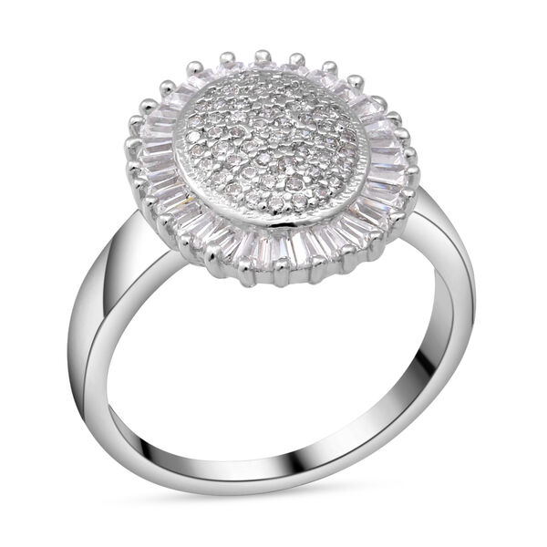 Lustro Stella - wei&szlig;er Zirkonia-Ring, 925 Silber rhodiniert  ca. 2,42 ct image number 3