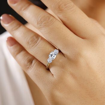 LUXURIANT SGL zertifizierter VS-EF Labor Diamant Ring in 950 Platin - 1,50 ct.