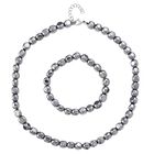 Terahertz Schmuckset 316L Edelstahl ca. 370,00 ct.