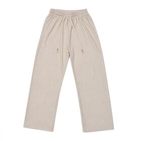Sommerhose mit Kordelzug, Länge 96cm, Hüfte 53cm, Taille 6cm, Schwarz