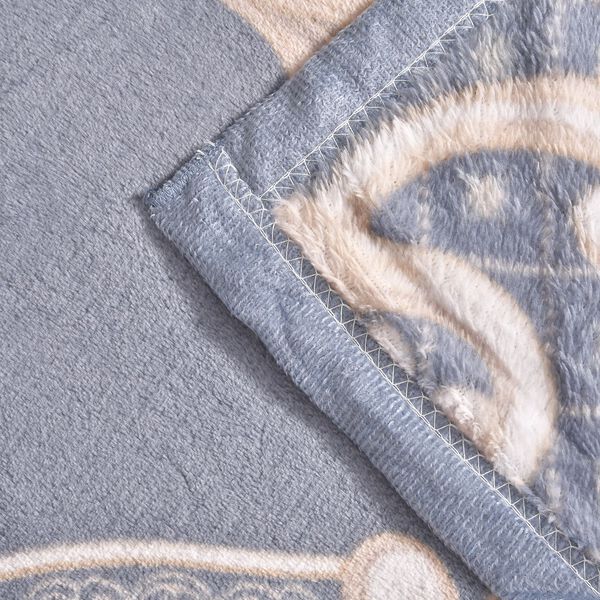 Flanell Decke, dunkelgrau image number 7