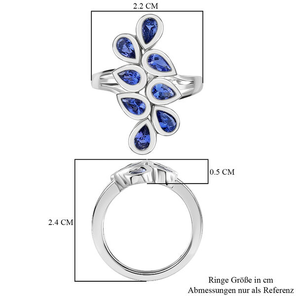 AA Tansanit Ring - 1,58 ct. image number 8