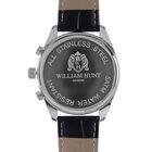 William Hunt - Echtleder-Armbanduhr im Hollywood-Glamour-Stil, 5ATM Wasserdicht, Japanisches Uhrwerk, schwarz image number 5