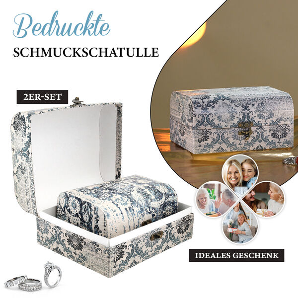 2er-Set Damask Bedruckte Schatztruhe image number 3