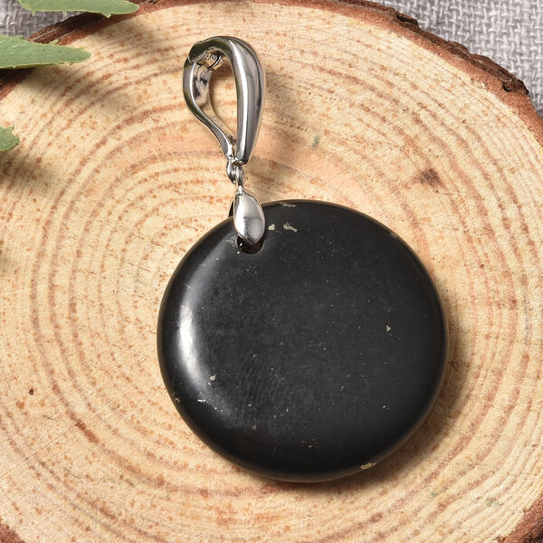 Shungit Anh&auml;nger 925 Silber rhodiniert ca. 27,05 ct image number 2