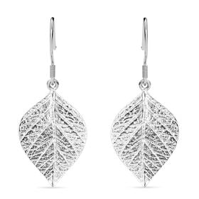 Royal Bali Kollektion - Blatt Ohrringe in 925 Silber
