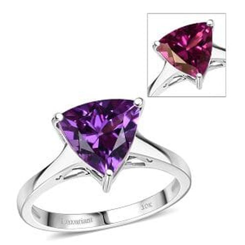 AAA Lab Grown Farbwechsel Saphir Ring 417 Gold (Größe 20.00) ca. 2,50 ct image number 0