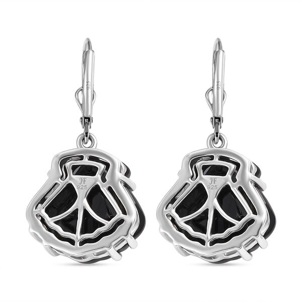 J Francis gefertigt mit SWAROVSKI- Jet Swarovski Kristall-Ohrringe image number 5