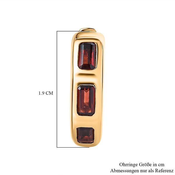 Mosambik Granat Ohrringe - 2,29 ct. image number 5
