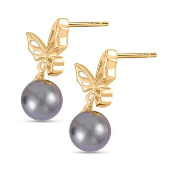 9-10 mm Tahiti Perle Ohrringe - 13,80 ct.