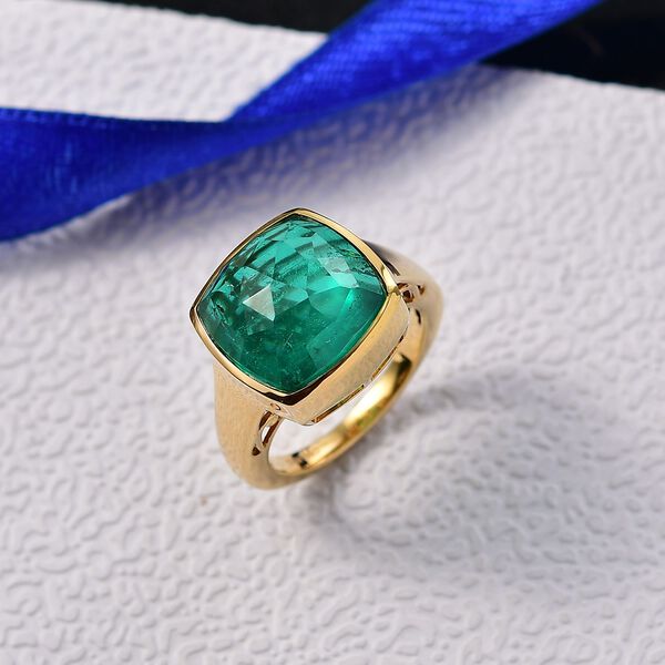 D'Joy Smaragd Triplett Quarz Ring - 9,94 ct. image number 1