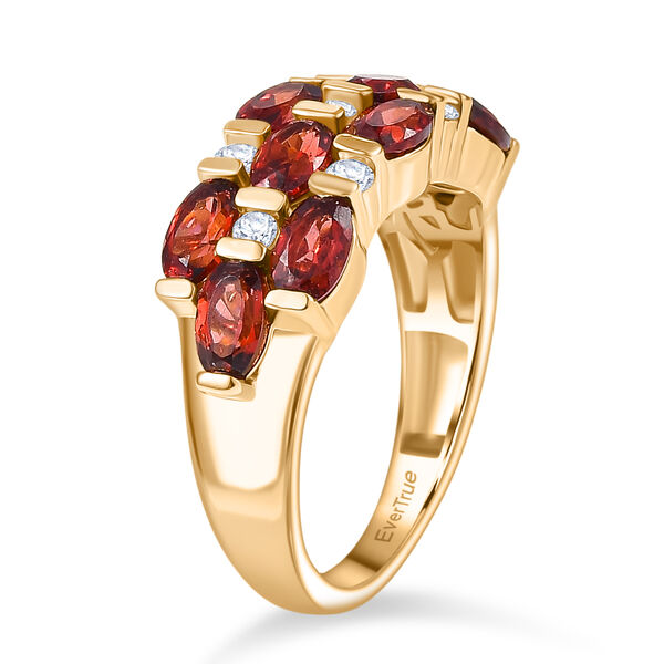 EverTrue Mosambik Granat und Zirkon Ring - 3,35 ct. image number 4