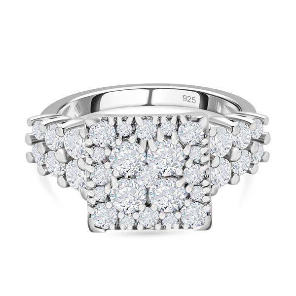 LUSTRO STELLA - Weißer Zirkonia Ring image number 0