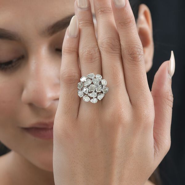 Royal Bali Kollektion- Polki Diamant Ring - 2,42 ct. image number 3