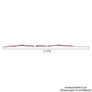 D'Joy  Multi Turmalin Armband, 18 cm - 6 ct.