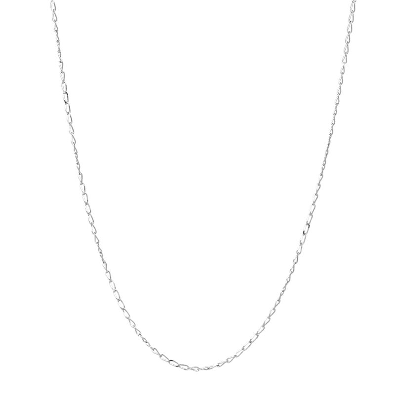 Offene Gliederkette, ca. 75 cm, 925 Silber image number 0