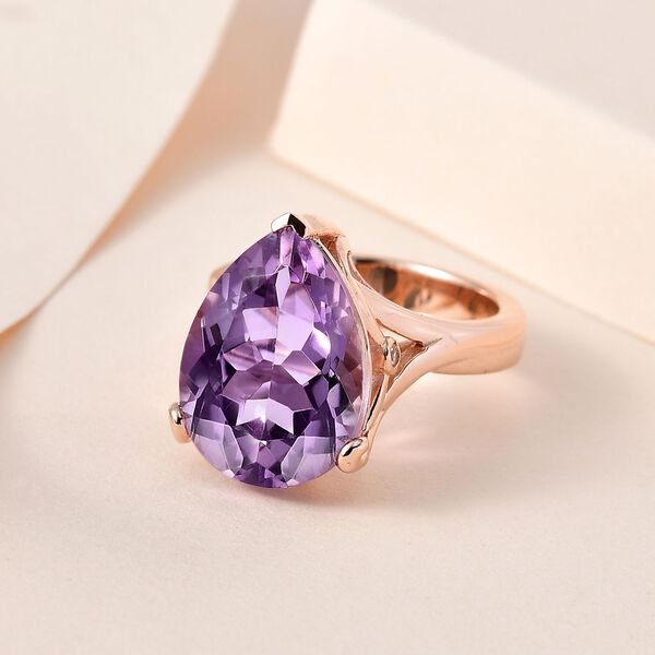 Rose De France Amethyst und Zirkon Ring - 8,13 ct. image number 1