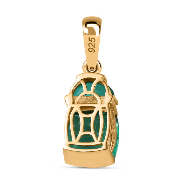 Smaragd Triplett Quarz Anhänger - 5,99 ct. image number 5