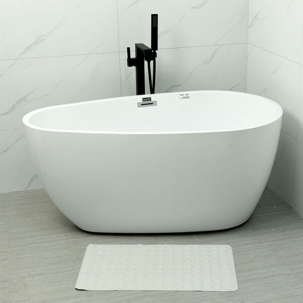 100% Naturlatex-Badematte, 40x70 cm, Creme image number 5