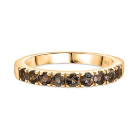 AA Natürlicher goldener Tansanit Ring - 0,74 ct.