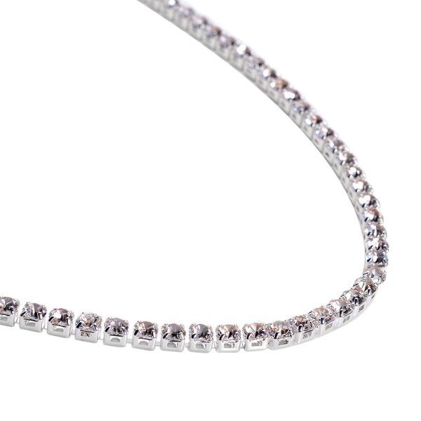 2er-Set- wei&szlig;e Kristall-Halskette mit Armband- 104,5 ct. image number 4