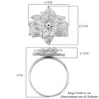 Royal Bali Kollektion - Floraler Ring image number 5