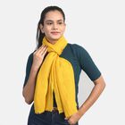 LA MAREY: Superweicher Schal aus 100% Kaschmirwolle, Gelb  image number 2